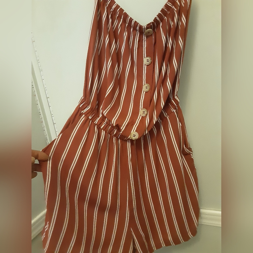 women's straples short leg romper SUBDUED  MADE IN ITALY